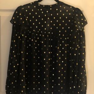 SCCOP holiday Polka Dot blouse top